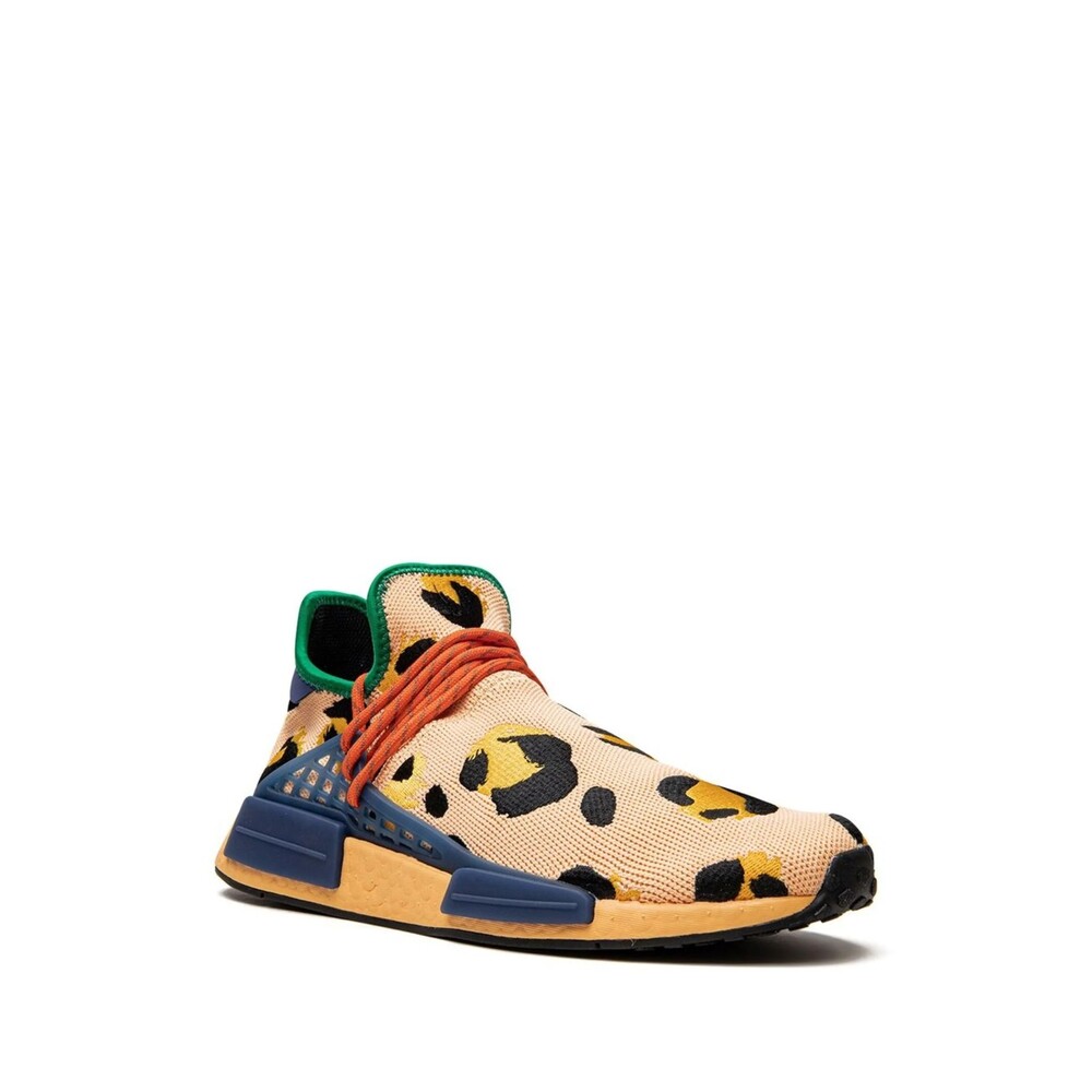 Adidas x Pharrell HU NMD Animal Print "Pulse Amber" Sneakers SZ 9.5:NWT/No Box